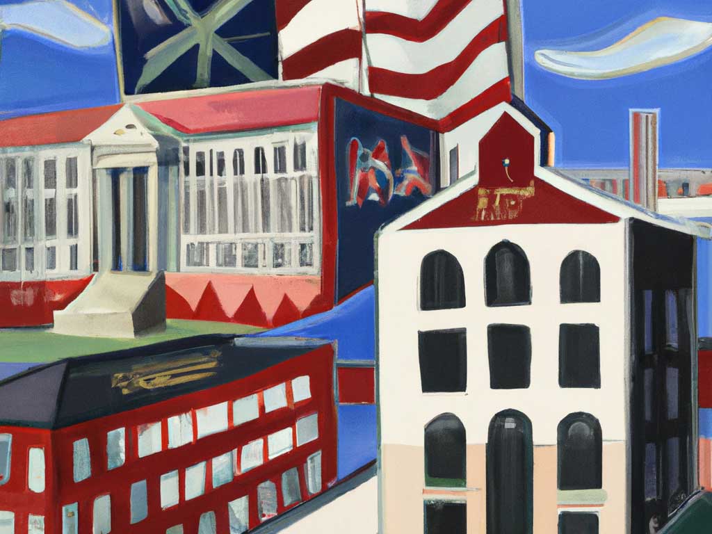 Painting of American Colleges